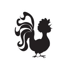 Rooster Silhouette icon