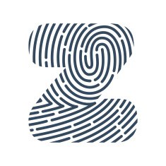 Z letter line logo Vector fingerprint design