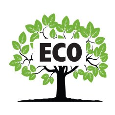 Black Tree and Text ECO N2