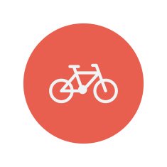 Bicycle thin line icon N2