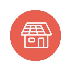 House thin line icon