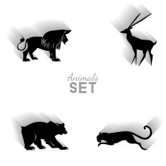 vector set of animal N3