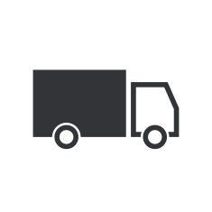 Truck vector icon delivery abstract symbol N2