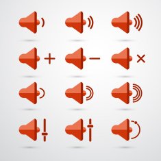 Speaker icon set N3