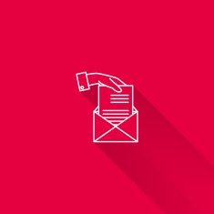 Hand sending letter N2