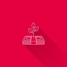Growing profit icon N2