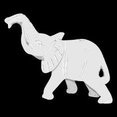 Elephant Silhouette N9