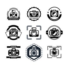 Vintage photography badges or logos N2