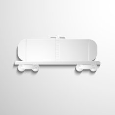 Boxcar Covered wagon Vector illustration EPS 10 Opacity