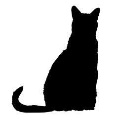 Cat Silhouette N41