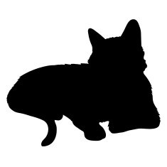 Cat Silhouette N44