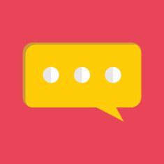 Flat Speech bubble-Comments Icon N3