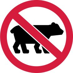 No Bears allowed free image download