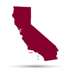 Map of the U S state California N2