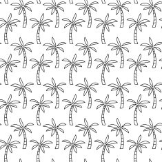 Palm tree seamless pattern N2