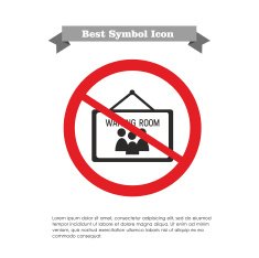 No waiting room icon