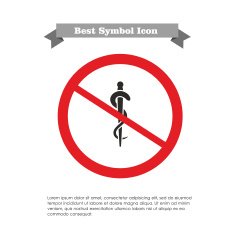 No rod of Asclepius icon