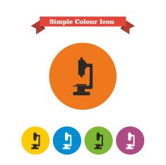Microscope icons