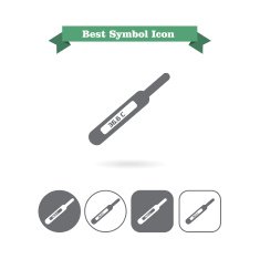 Thermometer indication icons