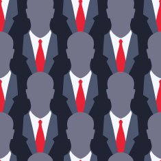 Businessman - seamless pattern