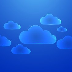 Color glass clouds Vector background N3
