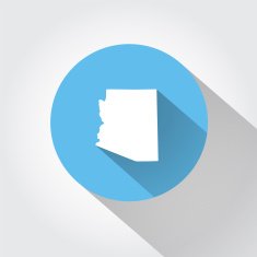 Map of Arizona - USA