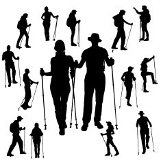 Vector Silhouette Of People N502