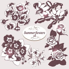 Summer Flowers Set N3