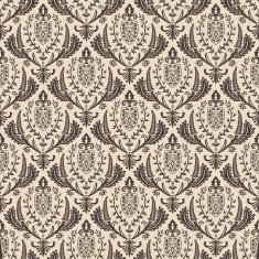 Seamless vector retro wallpaper Vintage baroque backgrounds N2