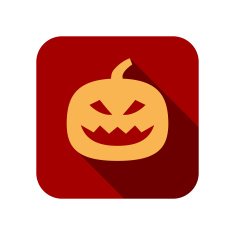 Halloween flat icon N7