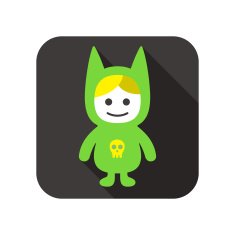 Halloween flat icon N8