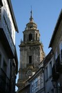 Spire of the cathedral in spain