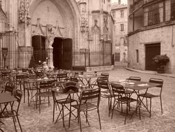 Restaurant near the church