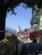 wolfgang towers church landscape