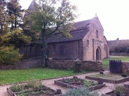 burgundy church