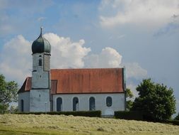 church in allgäu in summer