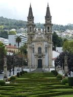 church in Guimaraes city, portugal