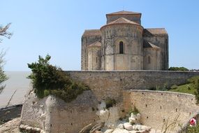 the Church of Talmont Gironde estuary architecture in France