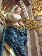 religious mother marry statue in a church