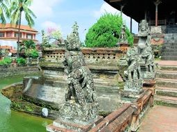 temple in klungkung district in bali