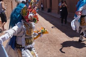 people in costumes in candelaria