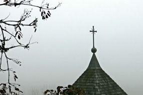 cross on the steeple