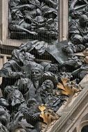 sculpture of the death of the Church