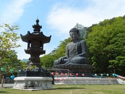 big stone buddha