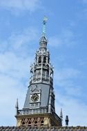 tower on church against blue sky