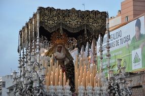 Easter celebration in Spain, malaga