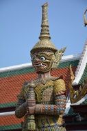 giant statue at Temple of the Emerald Buddha