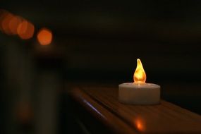 artificial candle for christmas