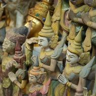 Buddhas as temple figures