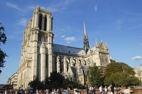 Notre Dame is a cathedral in paris